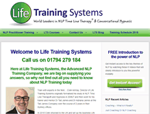 Tablet Screenshot of lifetrainingsystems.com